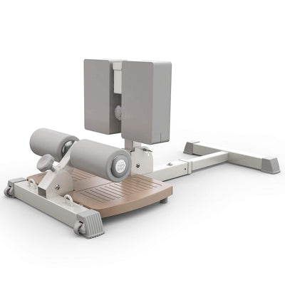 leikefitness Deluxe Multi-Function Deep Sissy Squat Bench Home Gym Workout Station Leg Exercise Machine (Beige-8300)