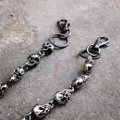 Metal Skull Pants Chain