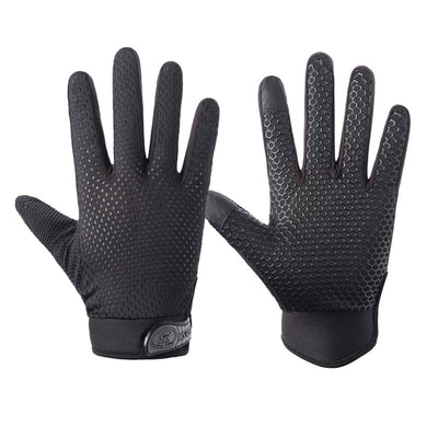 SUJAYU Full Finger Cycling Gloves Mountain Bike Gloves Touchscreen MTB Gloves Racing Gloves Cycling Gloves for Men Bicycle Gloves Men & Women Full Finger Workout Gloves (Black Large)