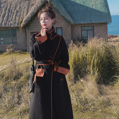 Medium Length Women's Woolen Jacket