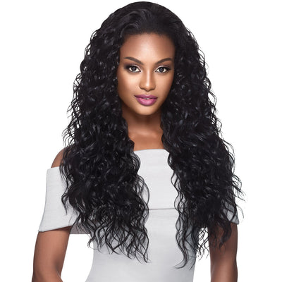 quick weave Outre Synthetic Hair Half Wig Bonita (1B)
