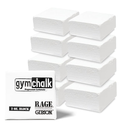 Gibson Gymnastic Powder Chalk Block Premium Taiwan Gymnastics Chalk Blocks Pack of 8 Chalk Blocks Magnesium Carbonate Weightlifting Rock Climbing Powder Chalk 1Lb (8 Blocks x 2oz)