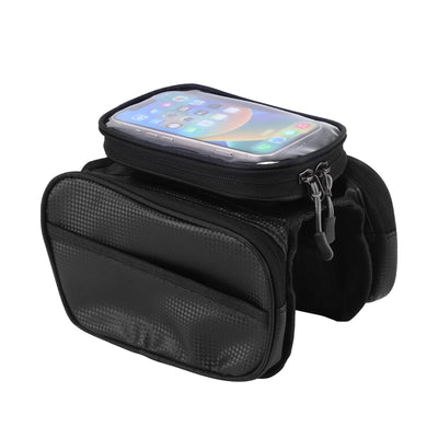 Viitech Bicycle Top Tube Bag,Comes With Rain Cover,Waterproof Bicycle Front Rack Bag,Top Tube Bicycle Bag Suitable Road Mountain Bike Outdoor Cycling Travel Hiking Bag Bike Accessories