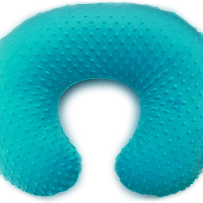 Artebona KiddyKlouds Nursing Pillow Slipcover - Breastfeeding Pillow Cover. Minky Fabric (Aqua)