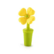Creative Silicone Wine Bottle Stopper with Flower Design