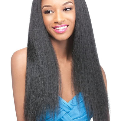 Outre Synthetic Hair Half Wig Quick Weave Annie 1B