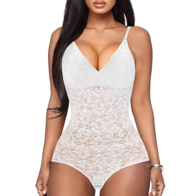 Women's Lace Body Shaping Corset β Beautiful Back Shapewear Jumpsuit