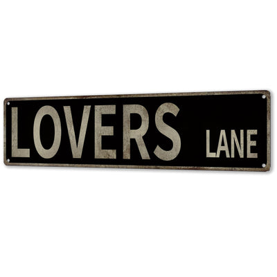 MOLESS “Lovers Lane" Y2K Room Wall Decor Aesthetic –16x4″ Vintage Street Signs for Bedroom | Sassy Posters Decorations for Downtown Girl Room Girly Bedroom Teen College Dorm 2368