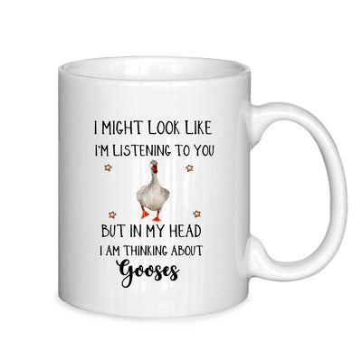 Tazas de Ganso ignytiger Taza de Café Divertida de Ganso Regalos de Ganso Regalos de Ganso para Amantes de los Gansos Regalos Divertidos de Gansos Taza de Café de Cerámica de Ganso Animal de Granja de 11 oz
