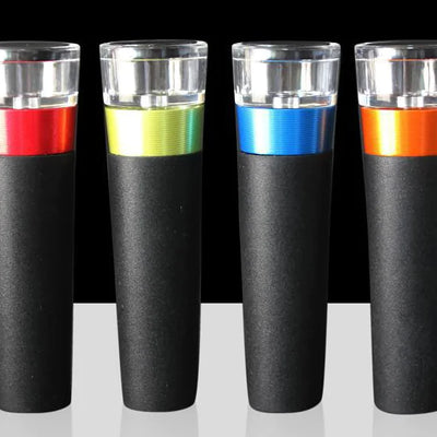 Vacuum Wine Stopper with Aluminum Ring and Silicone