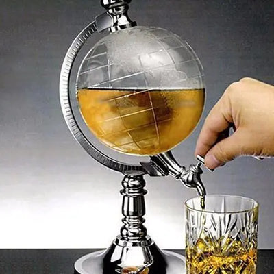 Mini-distributeur d'eau et machine à bière créatifs en forme de globe