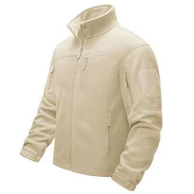 MAGCOMSEN Chaquetas tácticas para hombre Chaquetas polares de invierno para hombre Chaqueta cómoda y cálida a prueba de viento Chaqueta militar Chaqueta militar para esquí, senderismo y camping para hombre