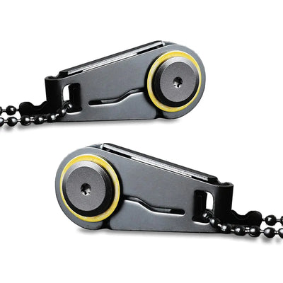Vittqsuier (2 Pièces) Mini Couteau Pliant/Gadget EDC de Survie en Plein Air/Couteau de Poche Pendentif Porte-clés