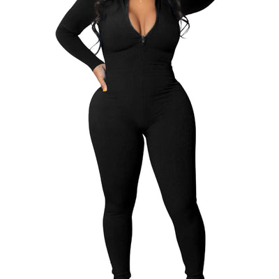 Matunana One Piece Jumpsuits for Women Long Sleeve Tummy Control Bodysuits Sexy V Neck Unitard Casual Ribbed Pants Rompers Bodycon Workout Athletic Fall Outfits 2024