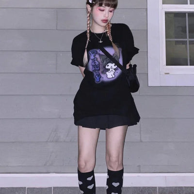 Camisetas Harajuku de manga corta al por mayor en stock