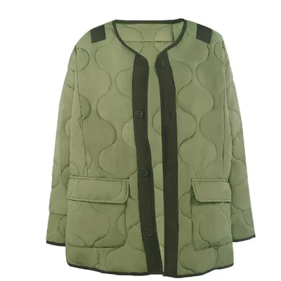 Single-breasted Casual Padded Jacket