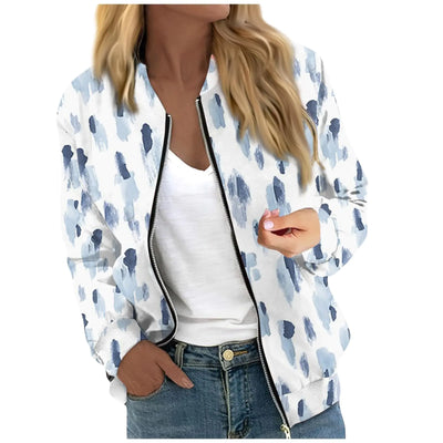 FlekmanArt Jackets for Women Leather Windbreaker Jacket Cropped Full Zip Up Jackets Comfy Winter Jackets Moto Short Trench Coats for Women(4-White,Medium)