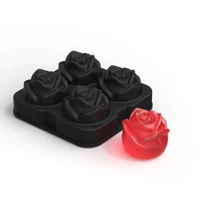 3D Rose Cocktail Whiskey Ice Cube Mold