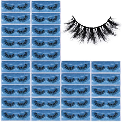 APCYUST Pestañas de Visón al por Mayor a Granel, Pestañas Postizas 5D Esponjosas (Doll Eye 30 Pares)