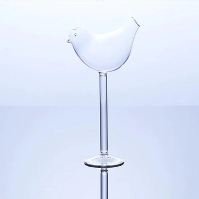 Creative Bird-Shaped Cocktail and Champagne Glass