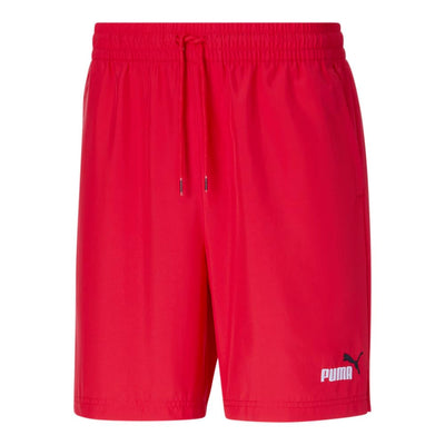 Puma Mens Essentials Embroidery Woven Shorts for All Time Red XX-Large
