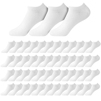 Winterlace 48 Pairs Thin Low Cut Ankle Socks for Men Comfortable Lightweight Breathable Bulk Pack