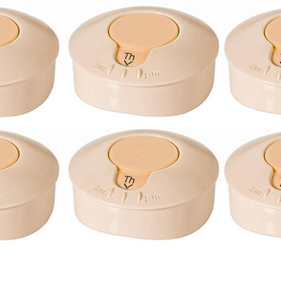 Medela Breastmilk Labeling Lids - 6 labeling lids in bulk non retail packaing