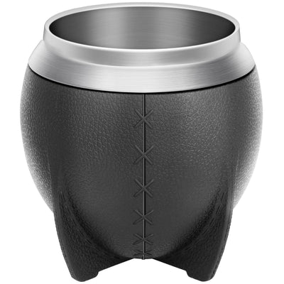 Beruth Bombilla Mate de Acero Inoxidable de 283 ml, Juego de Tazas de Té con Aislamiento de Doble Pared, Antiescaldaduras, Taza de Café, Taza de Vacío, Taza Portátil Aislada para Bebidas Frías y Calientes (Negro)