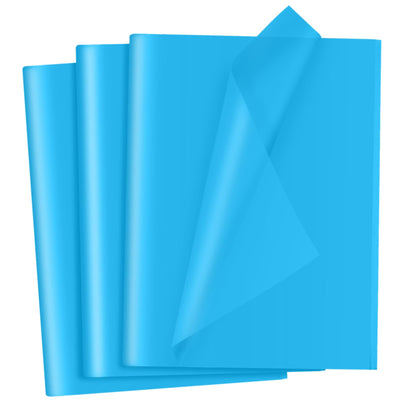 124 Sheets Blue Tissue Paper for Gift Bags Decoration - Gift Wrap Tissue Paper Bulk Sheets for Weddings Birthday DIY Project Christmas Gift Wrapping Crafts Decor