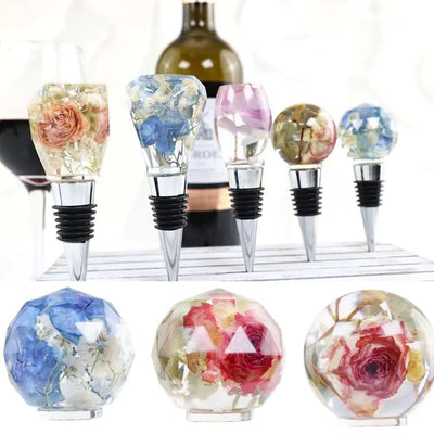 DIY Crystal Resin Wine Bottle Stopper Silicone Mold