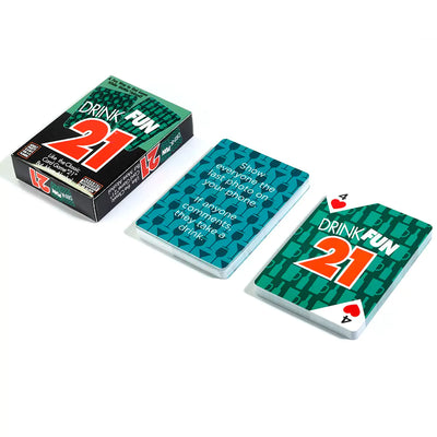 "Juego de Beber para Parejas Románticas 'Drink Fun 21' Cartas"
