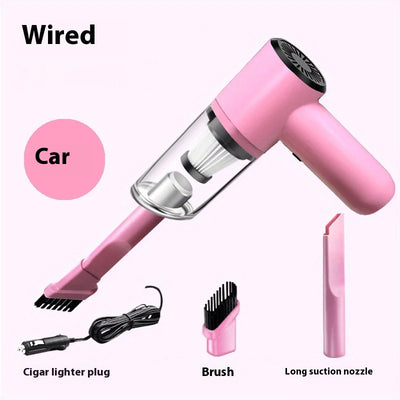 Limpiador inalámbrico para coche potente, de alta potencia, recargable para hogar y coche, de mano, mini