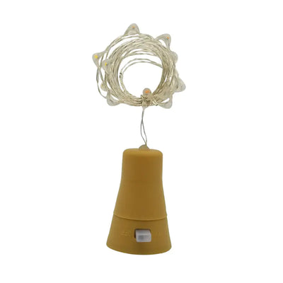 LED Solar Copper Wire Bottle Stopper String Lights