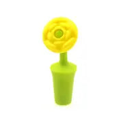 Creative Silicone Wine Bottle Stopper with Flower Design