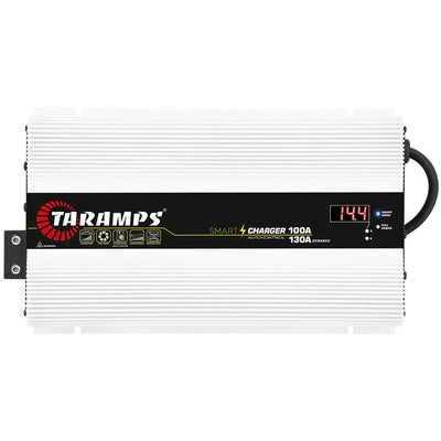 Cargador de baterías Taramps Smart Charger 100/130A, 130A, modo dinámico, fuente de alimentación para sistemas de audio de coche, 1850 vatios de potencia máxima de salida, bivolt automático 127/220 VCA