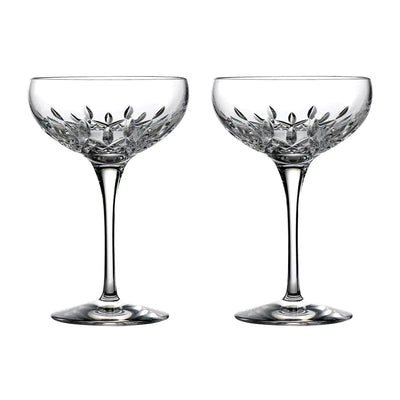 Waterford Lismore Essence Champagne Saucer set of 2