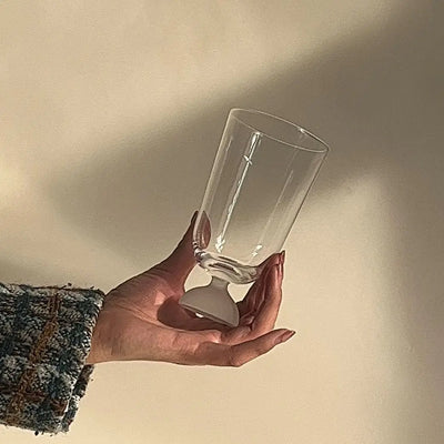 Vintage Black Onyx Champagne Glass - French Style