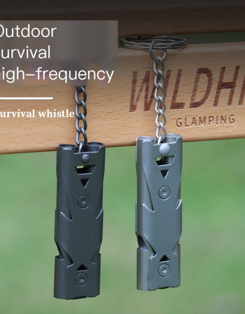 Load image into Gallery viewer, Emergency Whistle with Keychain
