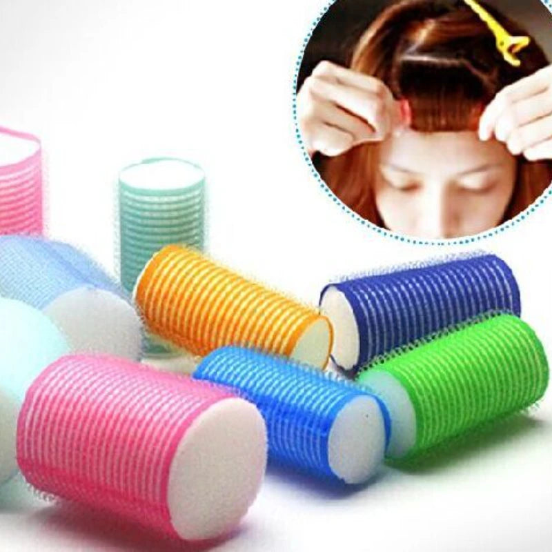 Self-Adhesive No-Heat Hair Curlers