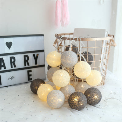 LED Cotton Thread Starry Lanterns