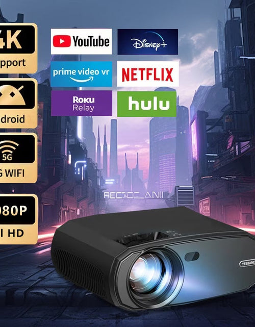 Cargar imagen en el visor de la galería, Proyector de cine en casa para exteriores
