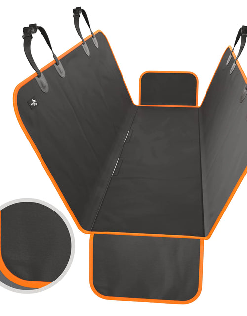Cargar imagen en el visor de la galería, Active Pets Dog Car Seat Cover Car Seat Protector- Dog Seat Cover for Back Seat of SUVs Trucks Cars - Waterproof &amp; Convertible Dog Hammock for Car Backseat - Dog Travel Accessories- Orange
