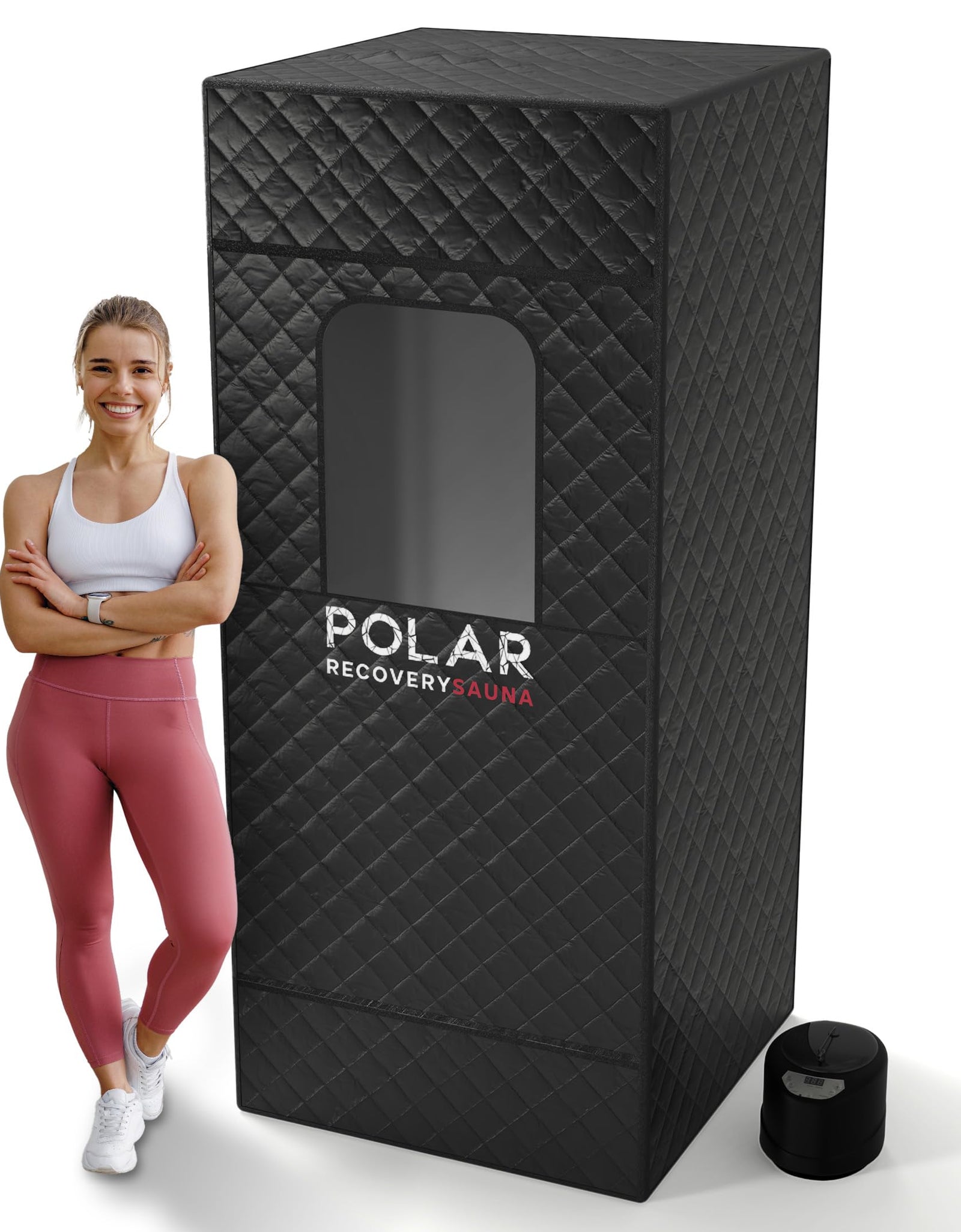 Polar Recovery Sauna/Poartable Steam Sauna for Recovery/Sauna Tent Black