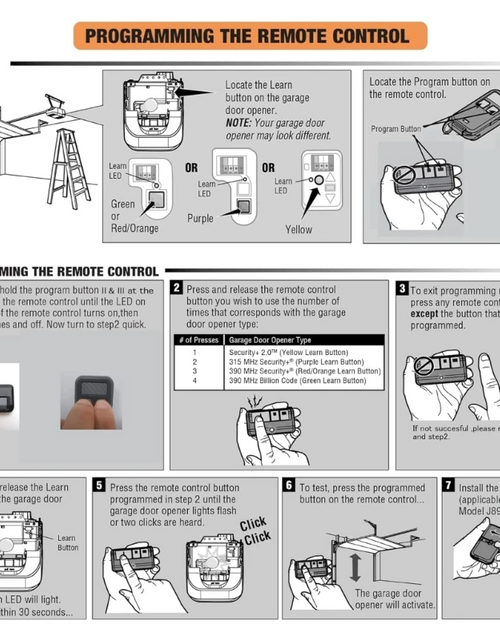 Load image into Gallery viewer, 2 For Chamberlain LiftMaster Garage Door Opener Remote 893LM 953EV-P2 Learn

