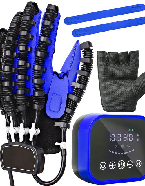 Load image into Gallery viewer, Rehabilitation Robot Gloves Upgrade Hemiplegia Hand Stroke Recovery Equipment with USB Chargeable and Strength AdjustmentFinger Hand Exercise Recovery Equipment (Left Hand XL)
