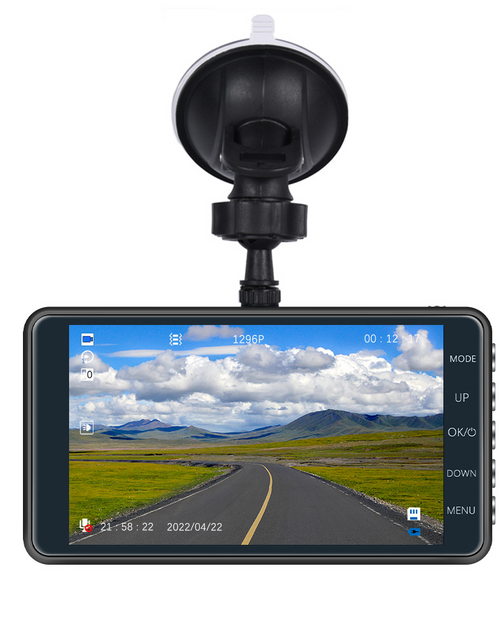 Load image into Gallery viewer, HD 1080P Car Dual Lens Dash Cam 4" DVR Recorder Front &amp; Rear Camera Night Vision
