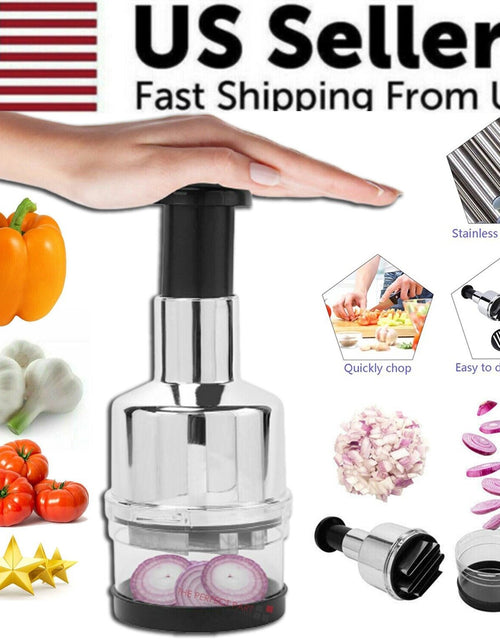 Load image into Gallery viewer, Vegetable Fruit Salad Onion Garlic Food Hand Chopper Cutter Slicer Peeler Dicer

