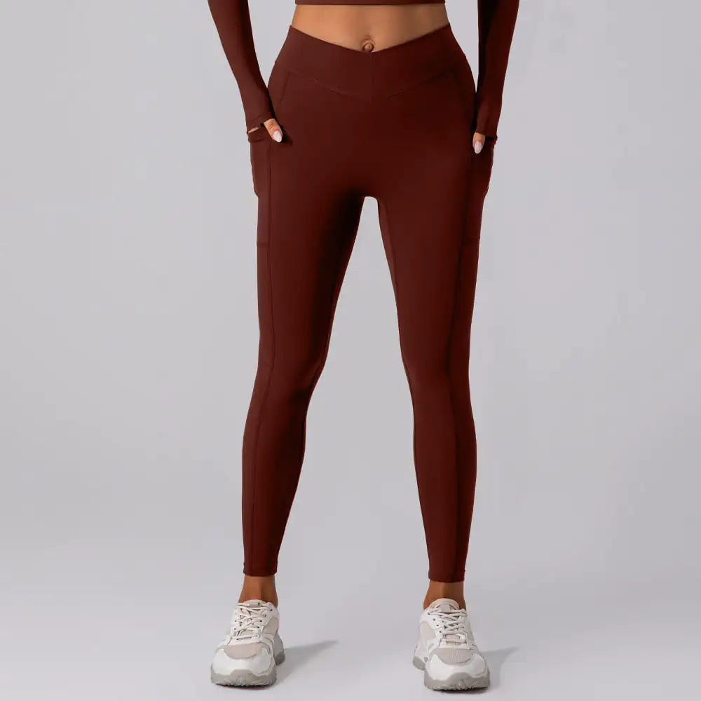 Belly Shaping Sports Running Workout Leggings