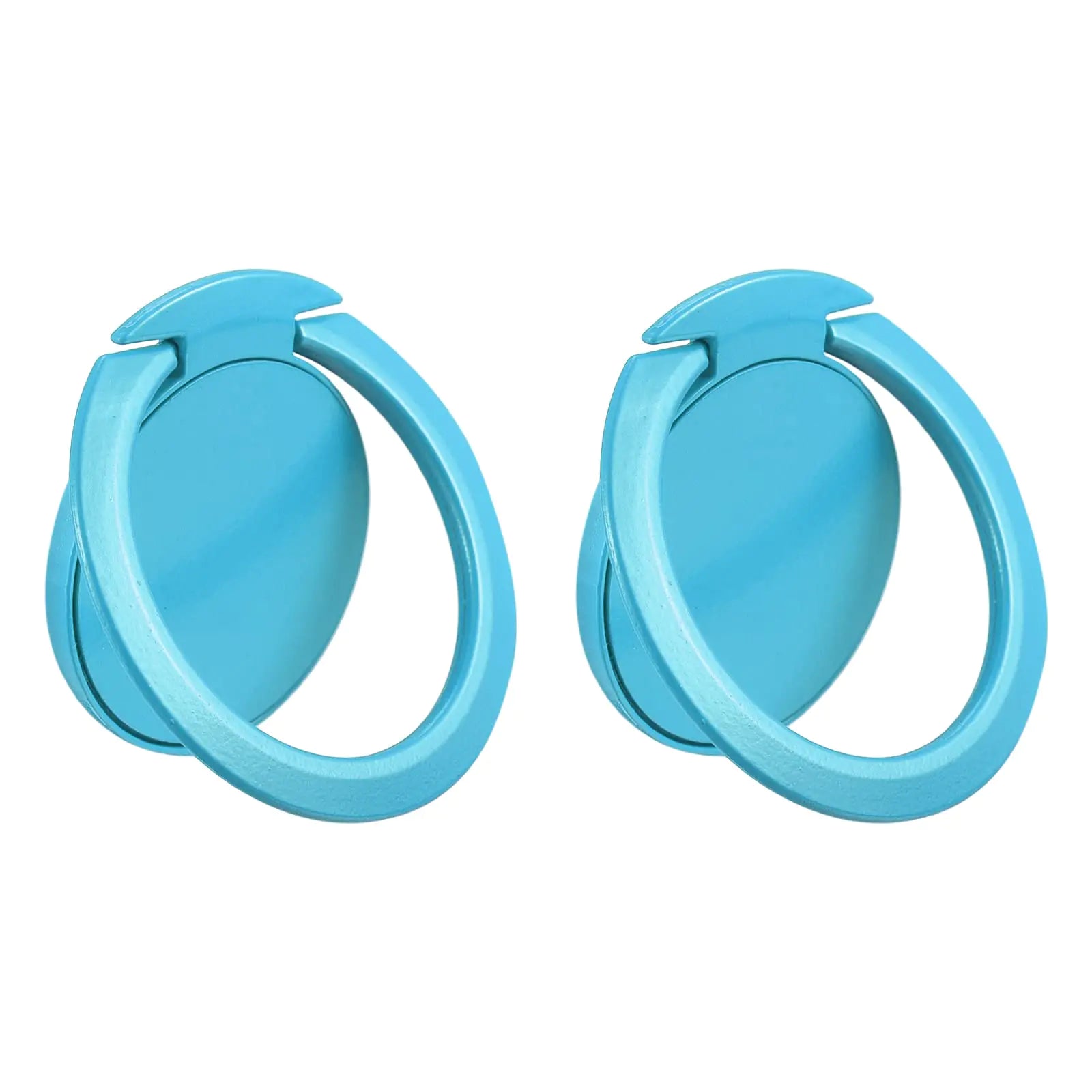 uxcell Soporte de Anillo para Teléfono Ultra Fino Soporte de Teléfono Móvil Agarre con Rotación de 360° para Soportes Magnéticos de Coche Azul 2 Piezas