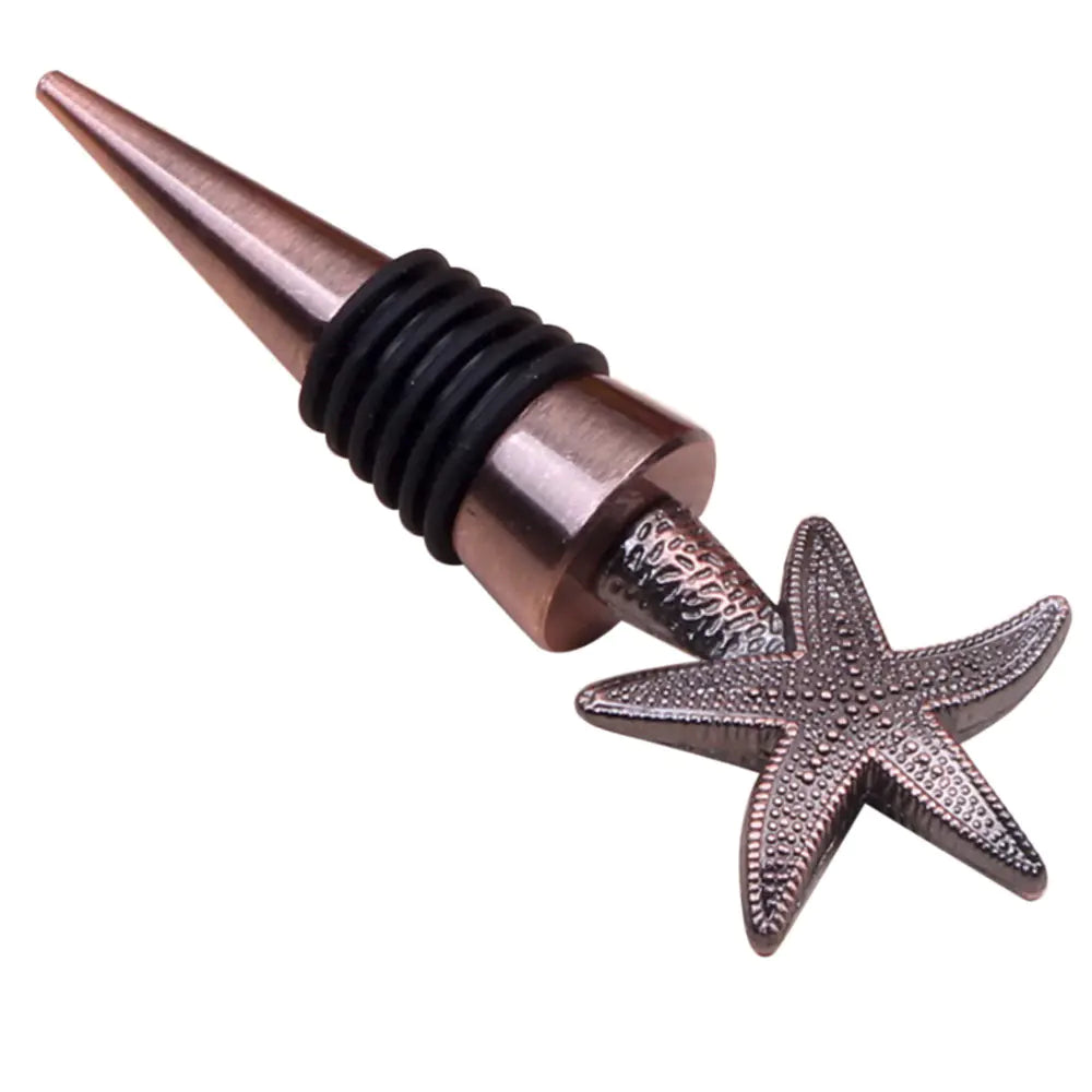 Heart-Shaped Wine Opener and Stopper Set